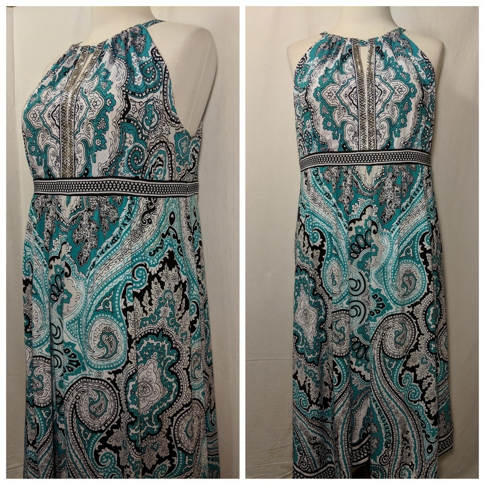 INC International Concepts Paisley Mosaic Dress